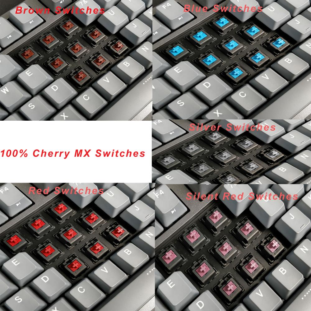  DURGOD Taurus K310 Big Mechanical Gaming Keyboard - 104 Keys -  Double Shot PBT - NKRO - USB Type C (Cherry Brown,Black,ANSI/US) : Video  Games