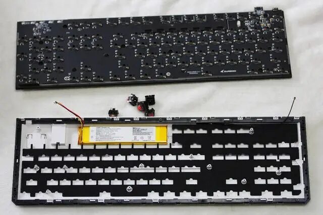 Análisis y desmontaje del Durgod K610W: teclado mecánico multimodo intercambiable en caliente 23 Durgod K610